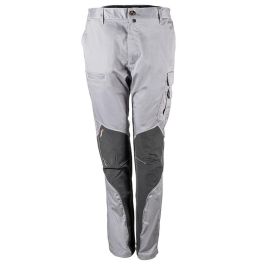 STARTER 8830B Pantalón Issa Stretch Extreme Técnico anti-abrasión reflectante multibolsillos elástico Gris/Negro Tallas XS-3XL