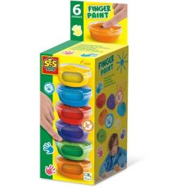 Pintura para dedos 6 colores x 45ml - SES CREATIVE - Intensidad del color y facilidad de lavado. Precio: 23.50000048. SKU: B17V7LX67Y