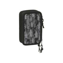 SAFTA Plumier Dragon Ball Triple 37 Piezas con Goma, Lápiz, Bolígrafos, Rotuladores y Colorines