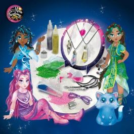 THE MOON ACADEMY LIS8008324110605 Cristales Mágicos - Kit Creativo con Purpurina, Piedras y Bases para Niños