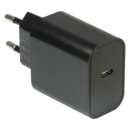 Inter-Tech Cargador USB-C 20W PD-2020 Negro Carga Rápida PD/QC 3.0