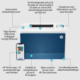 HP 4202dn Color LaserJet Pro Impresora a Color Rápida y de Fácil Configuración