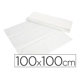 Mantel De Papel Blanco En Hojas 100x100 cm Caja De 400 Unidades