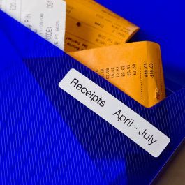 Brother Etiquetas Precortadas Para Carpetas 17x87 mm 300 Etiquetas