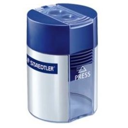 STAEDTLER Sacapuntas manual doble orificio redondo azul/plata - 512 001 Precio: 16.68999948. SKU: B17CWEY6VW