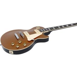 Guitarra Eléctrica Eko Starter Ls400 Tipo Lp Con Pastillas P90 Vintage - Dorada