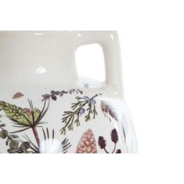 Jarron Alpino DKD Home Decor Blanco Verde 17 x 22 x 17 cm (2 Unidades)