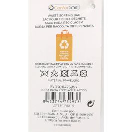 Confortime Bolsa Rafia Reciclaje Plastico 44 cm x 32 cm x 0.5 cm (24 Unidades)