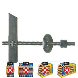 Celo Basculante espárrago M4 cinc con arandela y tuerca (Caja 100 unid) Precio: 50.0698. SKU: B136M96AVV