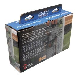 Aqua Control Programador de Riego Access 6 para 6 Zonas con Conexión Bomba y Sensor Lluvia y Fácil Programación a Pilas