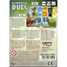 Juego cartas elemental duel 11x15x3 Juego cartas elemental duel 11x15x3
