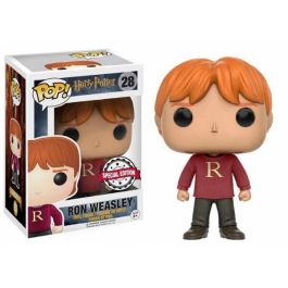 Funko Pop Harry Potter Ron Weasley con Jersey - Figura de Vinilo de 9 cm con Caja Original