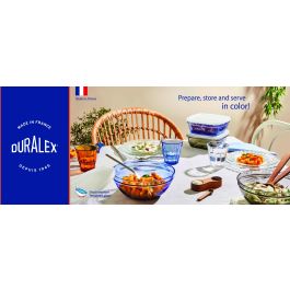 Bol apilable con tapa Marine 20.5 cm - Duralex (4 Unidades) Bol apilable con tapa Marine 20.5 cm - Duralex (4 Unidades)