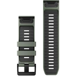 Garmin Correa QuickFit 26mm Silicona para Reloj Inteligente fēnix 3 HR/Sapphire, D2 - Verde Sauce/Grafito