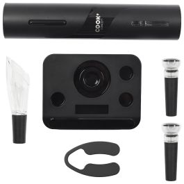 Cook Concept Pour Lui Kit 5 Piezas Vino Sacacorchos Electrónico Tapón Vertedor Tapones Vacío Descapsulador para Amantes del Vino
