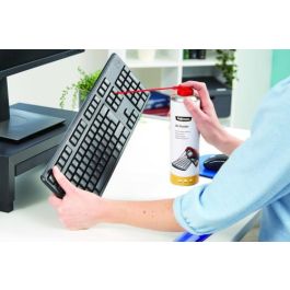 Fellowes 9977804 kit de limpieza para computadora Teclado, Impresora, Universal Limpiador de aire comprimido para limpieza de equipos 400 ml