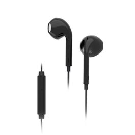 Elbe AU-N15-MIC Auriculares Intra-auditivos con Micro Negros para Smartphone