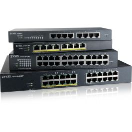 Zyxel GS1915-24EP-EU0101F Switch Gestionado 24 Puertos Gigabit, 12 PoE, 130W, Rack/Desktop, Sin Ventilador, Smart Hybrid Mode