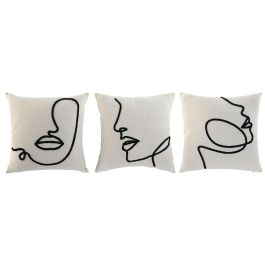 Cojín Home ESPRIT Natural 45 x 15 x 45 cm (3 Unidades) Precio: 28.9500002. SKU: B1GLKCT2JZ