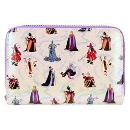 Loungefly Cartera Villanas Disney Piel Vegana 10.1x15.2cm Billetero con Cremallera y Ranuras para Tarjetas Precio: 32.69000009. SKU: B127BWMD9T