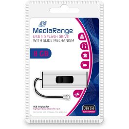 MEDIARANGE MR914 USB Stick 8GB 3.2 Gen 1 Schwarz/Silber