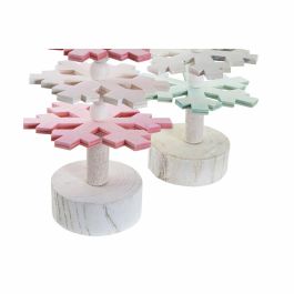 Arbol Navidad Fantasia DKD Home Decor Verde Rosa 11 x 41 x 11 cm (2 Unidades) Arbol Navidad Fantasia DKD Home Decor Verde Rosa 11 x 41 x 11 cm (2 Unidades)