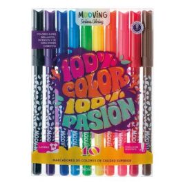 Rotulador Fibra Mooving Colores Brillantes Estuche De 10 Rotulador Fibra Mooving Colores Brillantes Estuche De 10 Precio: 2.98999954. SKU: B16HWLJNKV
