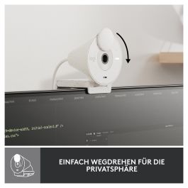 Logitech Brio 300 Webcam Webcam 1080p Blanco Crudo