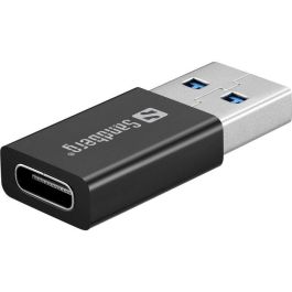 Sandberg Unidad de DVD externa USB-C y USB-A, Reproductor y grabador de CD/DVD para ordenador, alimentado por USB