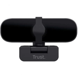 Trust Webcam Tanor Full Hd Con Micrófono Negra