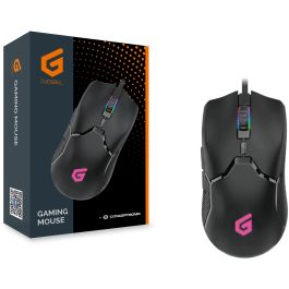 Conceptronic DJEBBEL05B Ratón Gaming Óptico con 7200 DPI y Diseño Ergonómico Color Negro