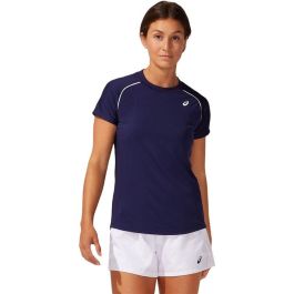 Camiseta de Manga Corta Mujer Asics 2042A157-400 Azul (XS)