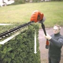 Black + Decker GTC1843L20 Cortasetos de Largo Alcance 43cm, 18V 2Ah