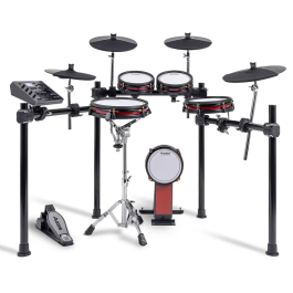 Alesis Crimson III Kit de Batería Electrónica con Pads de Malla, Módulo de 470 Sonidos y Bluetooth