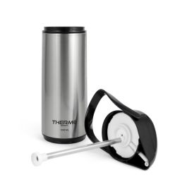 Termo de acero con dispensador 1L Thermosport (6 Unidades) Termo de acero con dispensador 1L Thermosport (6 Unidades)