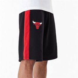 Pantalones Cortos Deportivos para Hombre New Era NBA MESH PANEL OS SHORTS CHIBUL 60435477 Negro