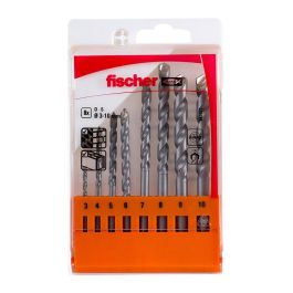 Pack 8 brocas percusion s ø3/4/5/6/7/8/9/10mm 543027 fischer