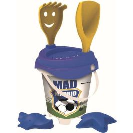 Unice Cubo Playa Castillo Madrid con Cedazo, Pala, Rastrillo y Moldes, 18 cm, Multicolor (18 Meses - 10 Años)