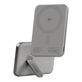 PanzerGlass Empower Bank con Spin Stand - Batería Portátil Inalámbrica 5000mAh, Carga Rápida 20W, Compatible con MagSafe, Cargador 15W, Color Titanio Precio: 54.7162. SKU: B15WSCH9LZ