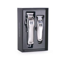 PACK MÁQUINAS DE CORTE PROFESIONAL TOP CUT TC-00 Y TCT-00 SILVER - Perfect Beauty, Inalámbricas, 300 Min Autonomía PACK MÁQUINAS DE CORTE PROFESIONAL TOP CUT TC-00 Y TCT-00 SILVER - Perfect Beauty, Inalámbricas, 300 Min Autonomía