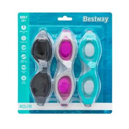 Bestway Gafa Natacion Adulto Correa Silicona Color Surtido +14 Años Playa y Piscina 21077 Bestway Gafa Natacion Adulto Correa Silicona Color Surtido +14 Años Playa y Piscina 21077