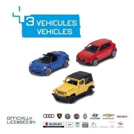 Majorette SMO3032160113297 - Garage City Flex + 5 Vehículos de Juguete para Niños a partir de 3 Años