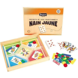 Jeujura Juego del enano amarillo - Caja de madera, Juego de cartas y fichas, A partir de 3 años Precio: 37.79000005. SKU: B1FXX599G2