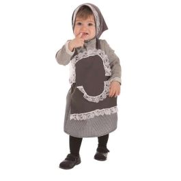 Creaciones Llopis Disfraz Bebé Castañera Falda Puntillas Talla 6-12 Meses