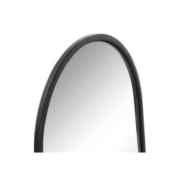 Espejo con Soporte Home ESPRIT Negro Cristal Hierro 20 x 8,5 x 25 cm
