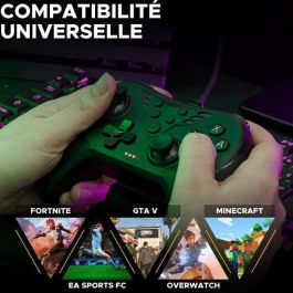 The G-Lab THE3760162050394 Controlador Gamer K-PAD HELIUM con cable para PC y PS Negro