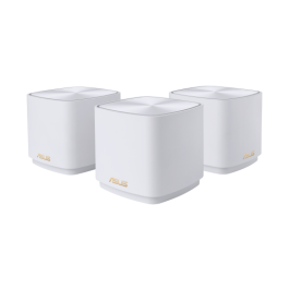ASUS ZenWiFi XD5 (W-3-PK) Sistema WiFi Malla 6 Doble Banda AX3000 (2.4/5GHz) para toda la casa, Blanco (3 unidades)