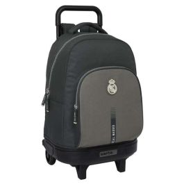 Mochila Safta Grande Con Ruedas Compact Extraible Real Madrid 3 Equipacion 24-25 450x330x220 mm