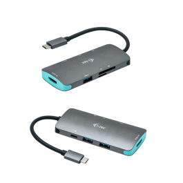 i-tec USB-C NANODOCK 4K HDMI PD, Hub USB 3.2 Gen 1 Type-C con Power Delivery 100W y Lector de Tarjetas SD/MicroSD, Plata/Turquesa Precio: 40.68999979. SKU: S55090334
