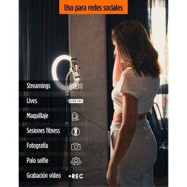 Aro de Luz para Selfie KSIX 10W Aro de Luz para Selfie KSIX 10W